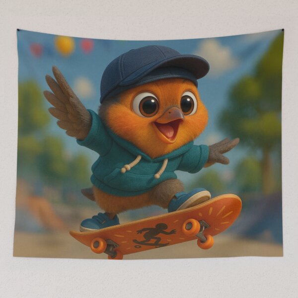 Item preview, Skater Finch designed and sold by Sillytoe.