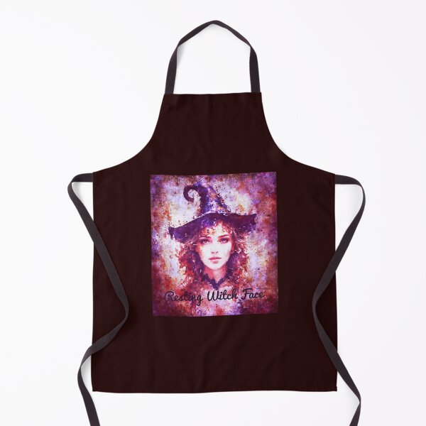 Item preview, Resting Witch Face – Watercolor Witch Portrait designed and sold by LuckyLunaBoutique.