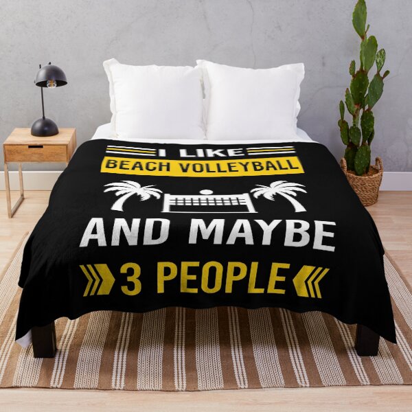 Item preview, I Like 3 People Beach Volleyball designed and sold by maymorto.