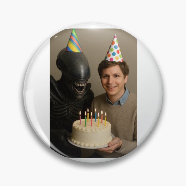 Item preview, Xenomorph michael cera predator terminator alien party hat birthday funny prank meme gift weird designed and sold by CheeseBlueprint.