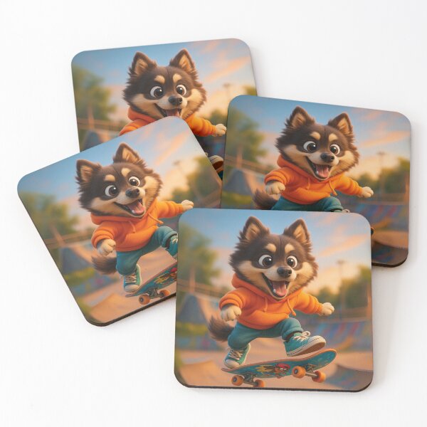 Item preview, Skater Finnish Lapphund designed and sold by Sillytoe.