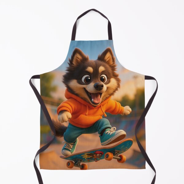 Item preview, Skater Finnish Lapphund designed and sold by Sillytoe.