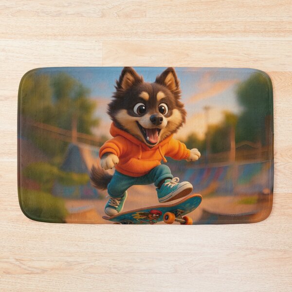 Item preview, Skater Finnish Lapphund designed and sold by Sillytoe.