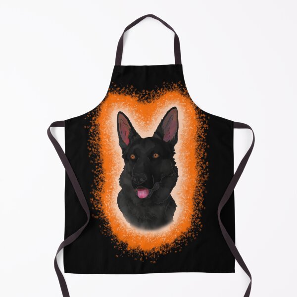 Item preview, Black German Shepard Orange Paint Splash designed and sold by DawnCatcher20.