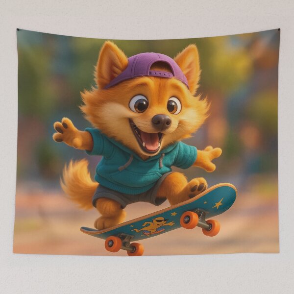 Item preview, Skater Finnish Spitz designed and sold by Sillytoe.