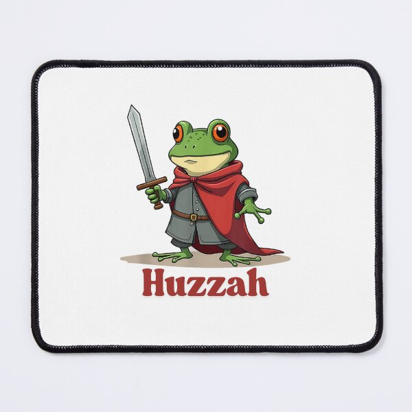 Item preview,  Huzzah Frog Funny Meme Quote  designed and sold by PetPanache.