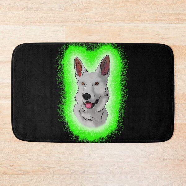 Item preview, White German Shepard green Paint Splash designed and sold by DawnCatcher20.