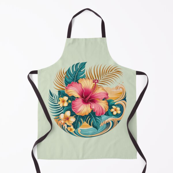 Item preview, Vibrant Tropical Hibiscus Circle designed and sold by VibrArtco.