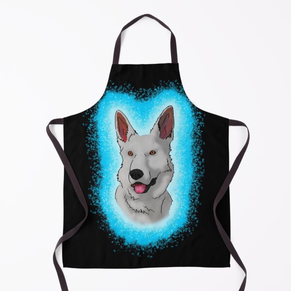 Item preview, White German Shepard Light Blue Paint Splash designed and sold by DawnCatcher20.