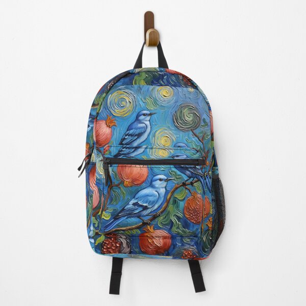 Item preview, Bluebirds with Pomegranates in Las Ramas designed and sold by Ciervo Primavera.