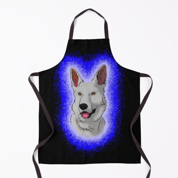Item preview, White German Shepard Blue Paint Splash designed and sold by DawnCatcher20.