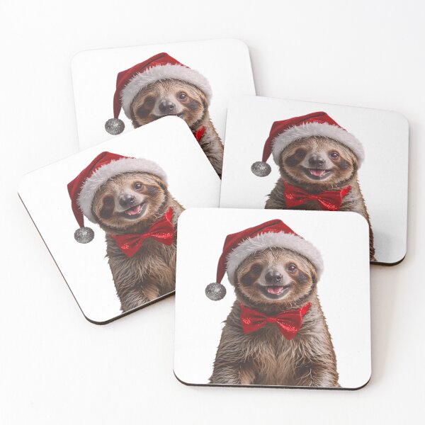 Item preview, Sloth christmas xmas holiday merry gift love hat designed and sold by CheeseBlueprint.