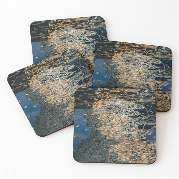 Item preview, Mesmerizing Autumn - Silky Swirls and Fallen Leaves Four designed and sold by Georgia Mizuleva.