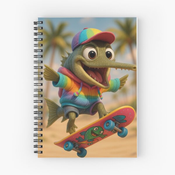 Item preview, Skater Florida Gar Fish designed and sold by Sillytoe.