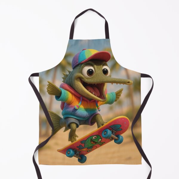 Item preview, Skater Florida Gar Fish designed and sold by Sillytoe.