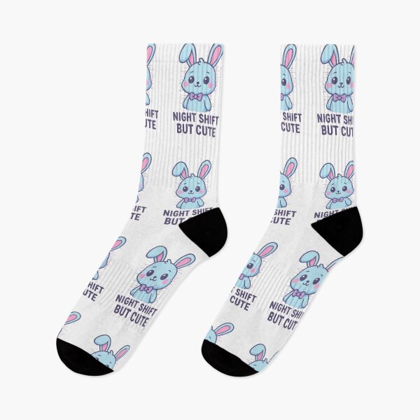 Artikelvorschau, Sticker Kawaii Bunny – Night Shift But Cute – Inspiré du Style Animatronic entworfen und verkauft von MeowLoka ⭐⭐⭐⭐.