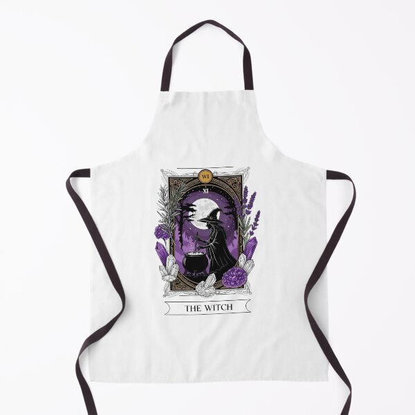 Item preview, The Witch Tarot Card with Amethyst and Lavender designed and sold by NewGenWitchcraft.