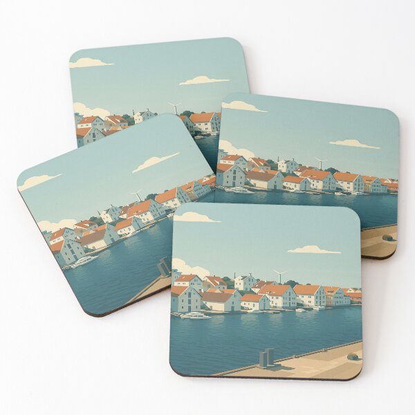 Item preview, Along the Harbor in Haugesund designed and sold by Stillmark Photography and Design.