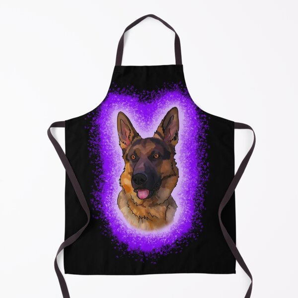 Item preview, black and tan German Shepard Purple Paint S plash designed and sold by DawnCatcher20.