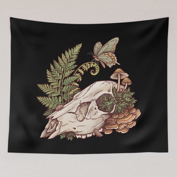 Item preview, Vulture Culture Decay Deer Animal Skull Therian Furry designed and sold by Veymoth.
