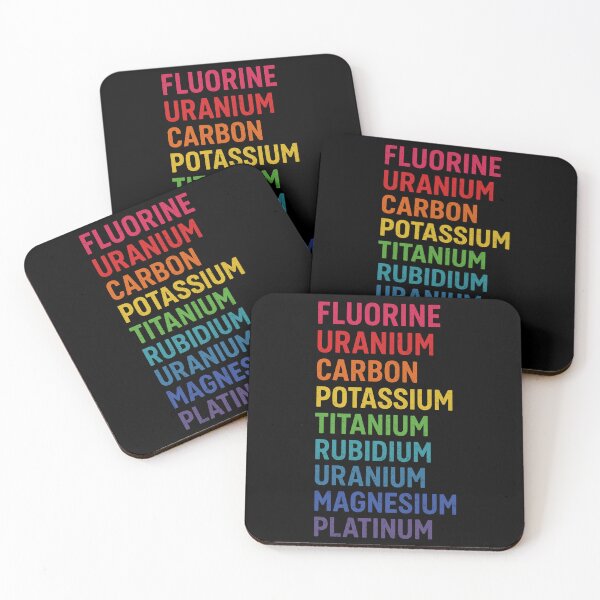 Item preview, Fluorine Uranium Potassium Rubidium Uranium Magnesium Chemistry Joke designed and sold by YalenArt.