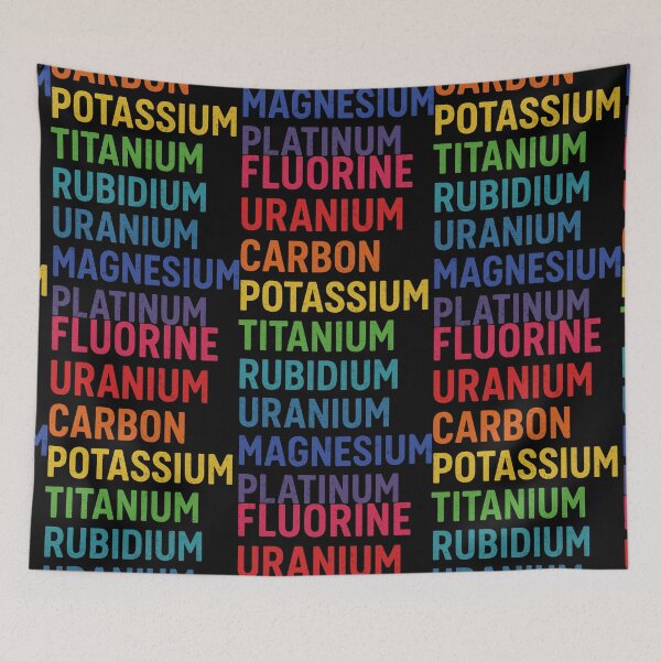 Item preview, Fluorine Uranium Potassium Rubidium Uranium Magnesium Chemistry Joke designed and sold by YalenArt.