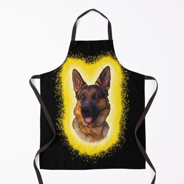 Item preview, black and tan German Shepard yellow Paint Splash designed and sold by DawnCatcher20.