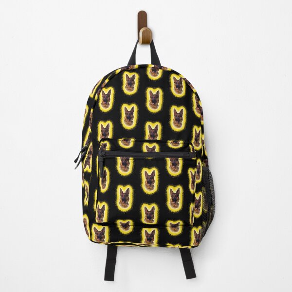 Item preview, black and tan German Shepard yellow Paint Splash designed and sold by DawnCatcher20.