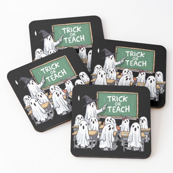Item preview, Trick or Teach – Funny Halloween Ghost Classroom Design designed and sold by jelonkaa.