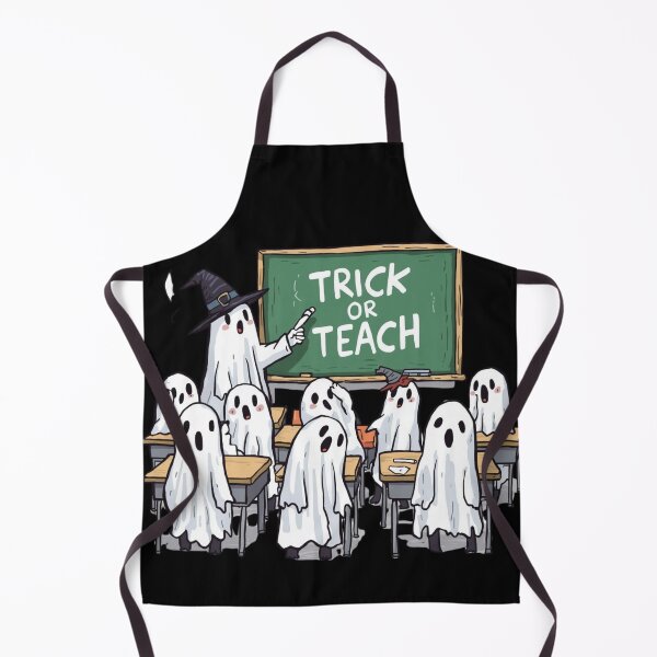 Item preview, Trick or Teach – Funny Halloween Ghost Classroom Design designed and sold by jelonkaa.