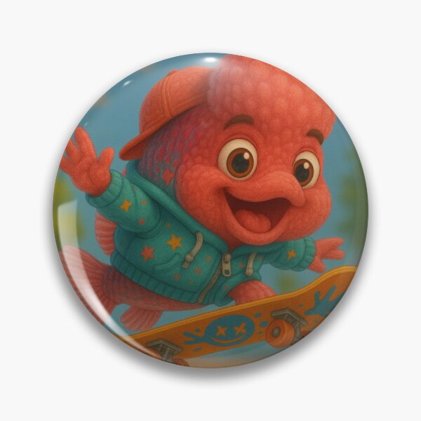 Item preview, Skater Flowerhorn Fish designed and sold by Sillytoe.