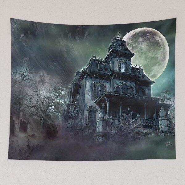 Item preview, Haunted House Paranormal Activity Victorian Mansion designed and sold by monstermangraphic.