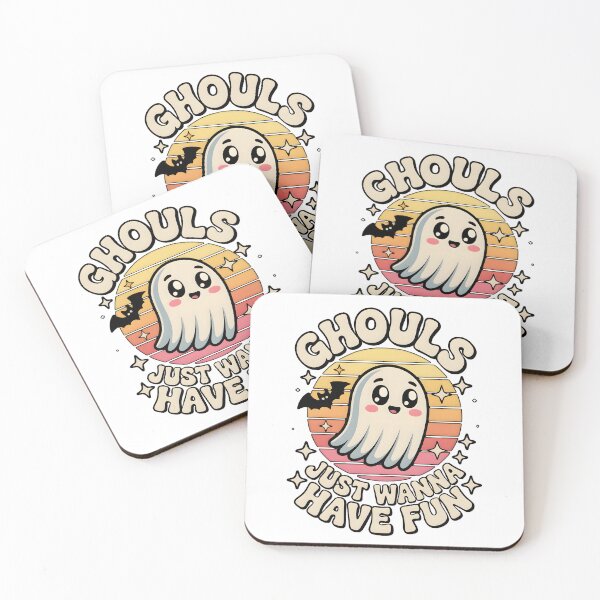 Item preview, Ghouls Just Wanna Have Fun, Cute Retro Halloween Ghost designed and sold by belladesign7.
