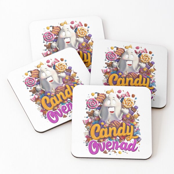 Item preview, Candy Overload | Cute Ghost Halloween Sweet Design designed and sold by AlexLineArt.
