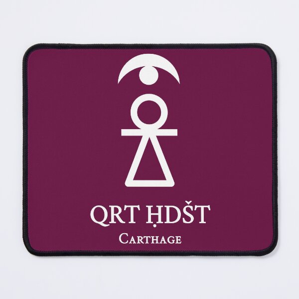 Item preview, Sign of Tanit [White + QRT-HDST (Carthage) + Crescent] designed and sold by jorellaf.