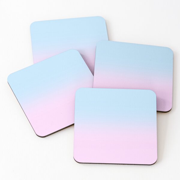 Item preview, Aesthetic Pastel Blue and Pink Gradient designed and sold by JulzPink.