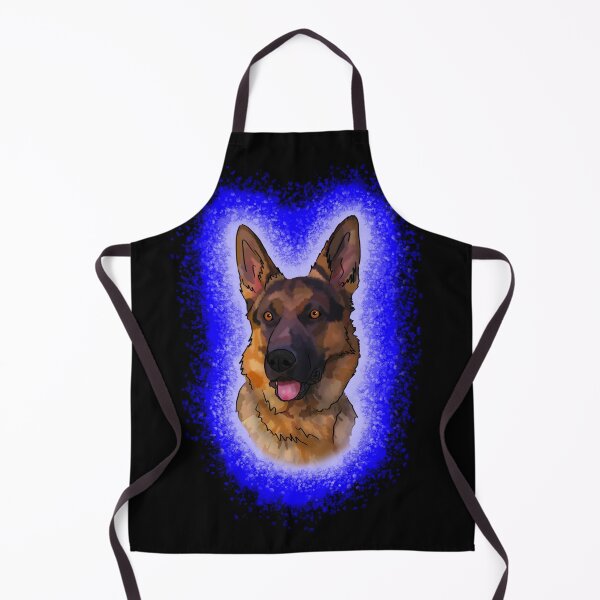 Item preview, black and tan German Shepard Blue Paint Splash designed and sold by DawnCatcher20.
