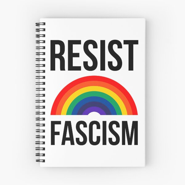 Item preview, Resist fascism rainbow design  designed and sold by Rachel the Artist .