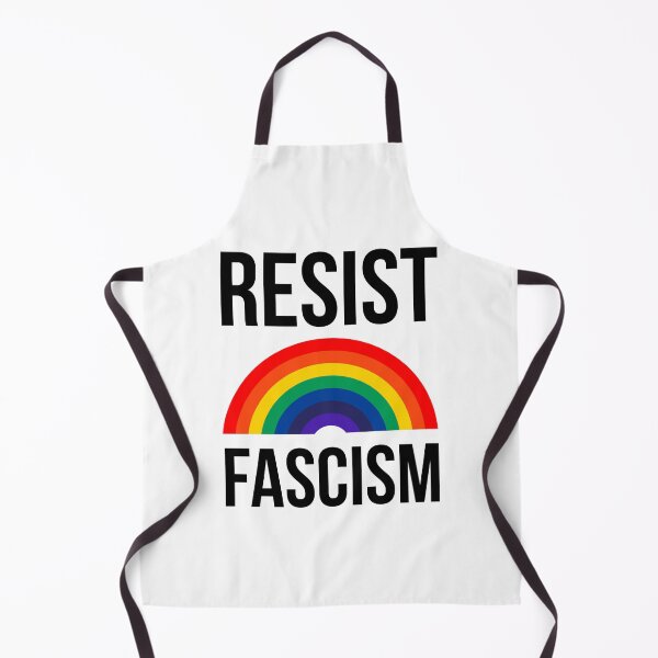 Item preview, Resist fascism rainbow design designed and sold by Rachel the Artist .