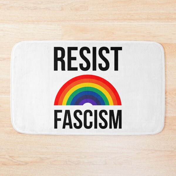 Item preview, Resist fascism rainbow design  designed and sold by Rachel the Artist .