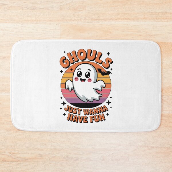 Item preview, Ghouls Just Wanna Have Fun, Cute Retro Halloween Ghost designed and sold by belladesign7.