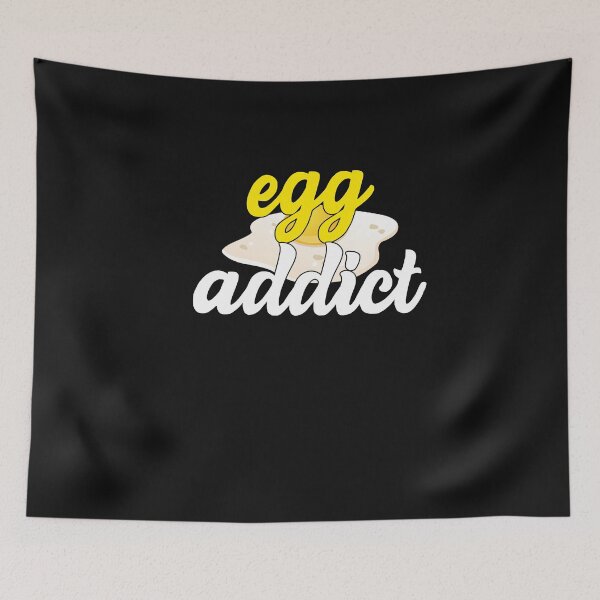 Item preview, Egg Addict Funny Egg Lover Saying designed and sold by SharpThreadZ.