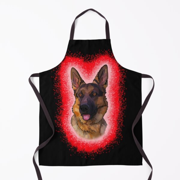 Item preview, black and tan German Shepard Red Paint Splash designed and sold by DawnCatcher20.