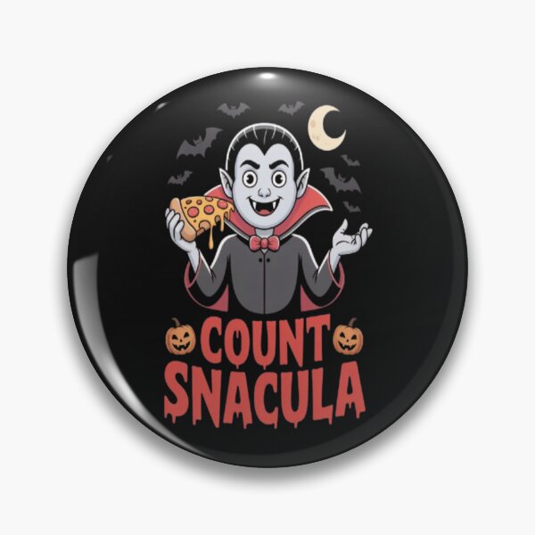 Aperçu de l'œuvre Comte Snacula, le vampire grignoteur avec des chauves-souris créée et vendue par JustForYouGifts.