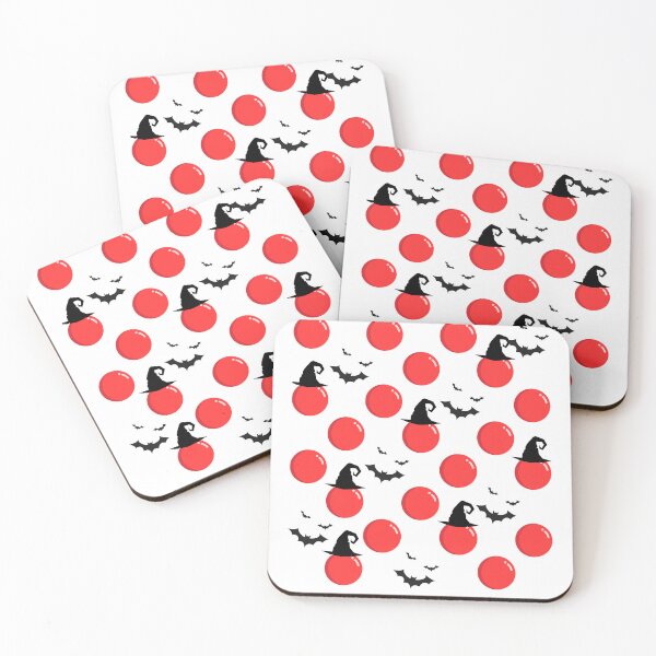 Item preview, Halloween Bats – Spooky Red Bubble Vibes Pattern designed and sold by Lunaria Arts.