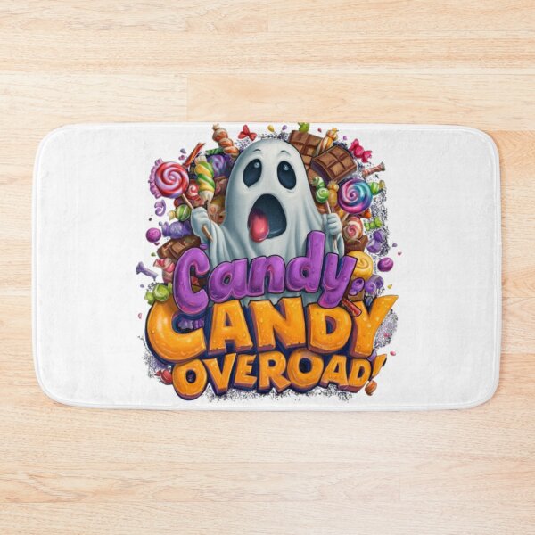 Item preview, Candy Overload | Funny Ghost Halloween Candy Design designed and sold by AlexLineArt.