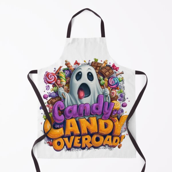 Item preview, Candy Overload | Funny Ghost Halloween Candy Design designed and sold by AlexLineArt.