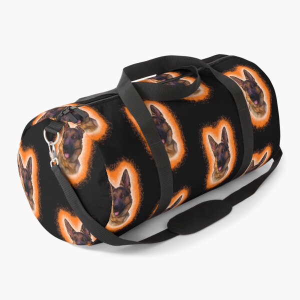 Item preview, black and tan German Shepard Orange Paint Splash designed and sold by DawnCatcher20.