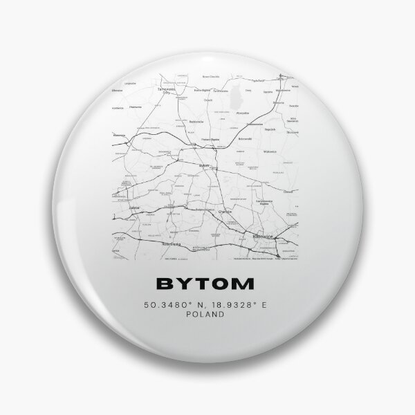 Item preview, Bytom Poland Map | Minimalist Black and White City Poster designed and sold by RM-Journey.