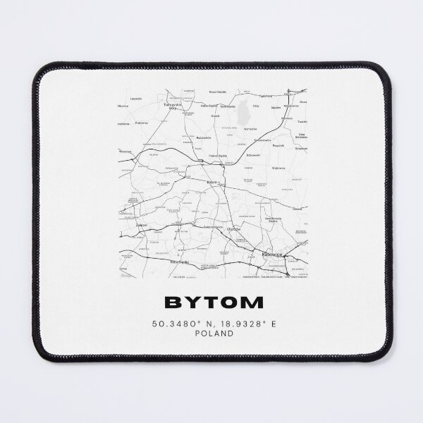 Item preview, Bytom Poland Map | Minimalist Black and White City Poster designed and sold by RM-Journey.